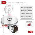 4PCS 360° Heavy Duty Swivel Caster Wheels – Red Trolley Castors