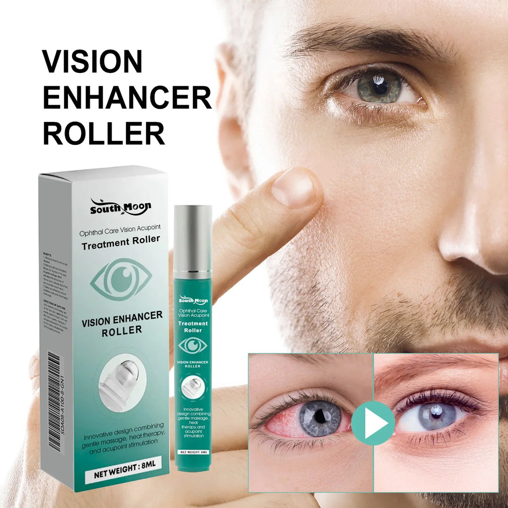 Eye Massage Roller – Acupressure Eye Care & Moisturizing Serum