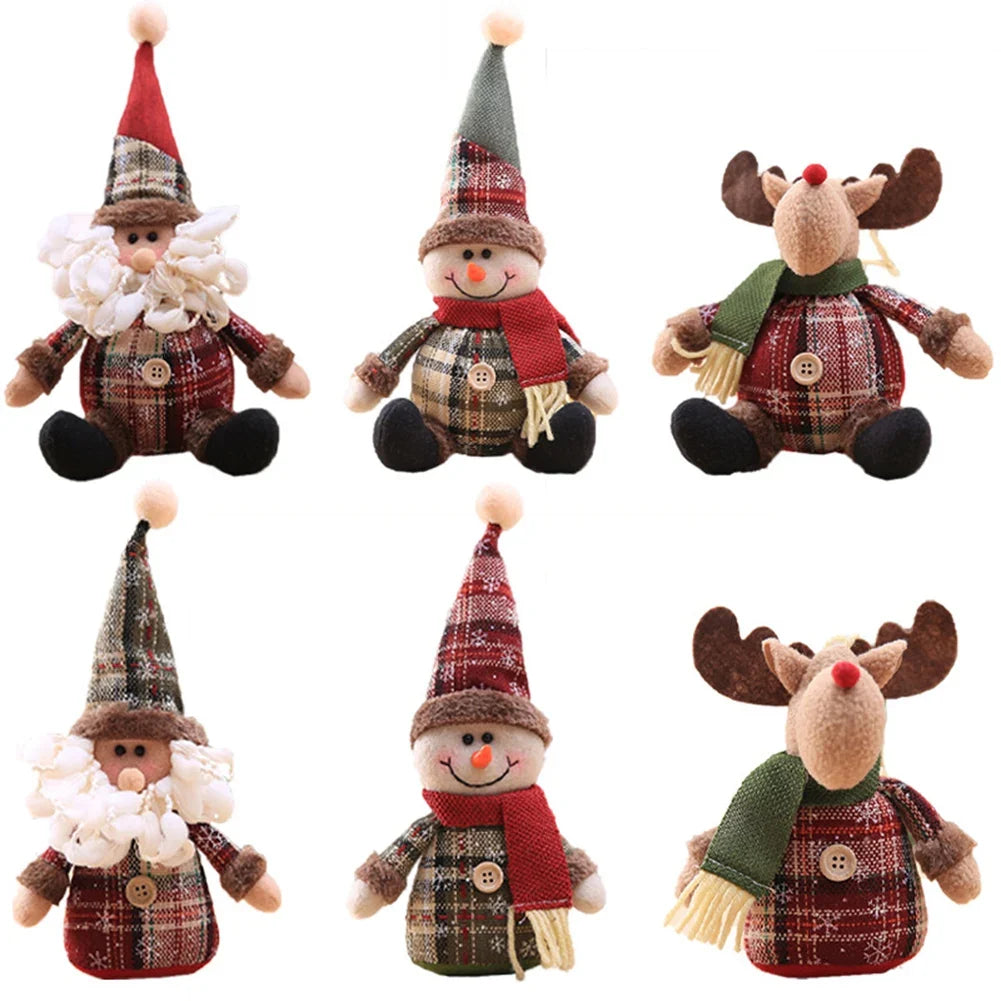 Christmas Snowman Hanging Ornament | Tree Decor Gift Doll