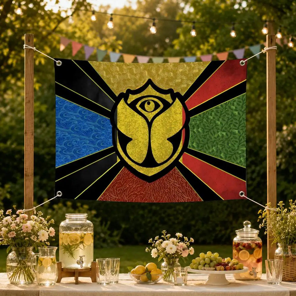 Tomorrowland Festival Flag Banner – Indoor & Outdoor Wall Decor