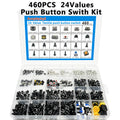 460-Piece SMD Tactile Push Button Switch Kit – 24 Values