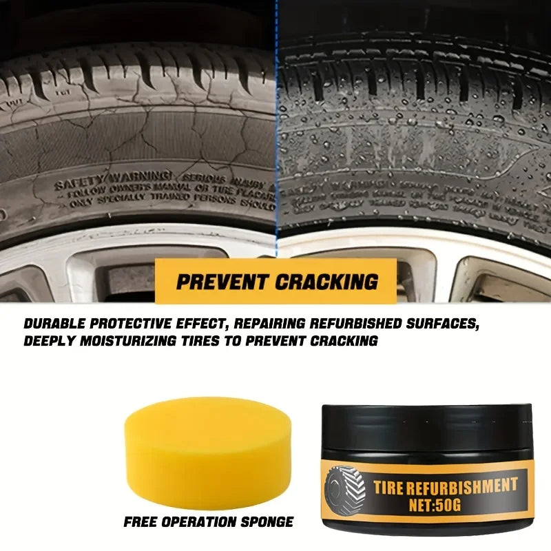 Car Tire Shine Wax – Gloss Enhancer & Durable Protection