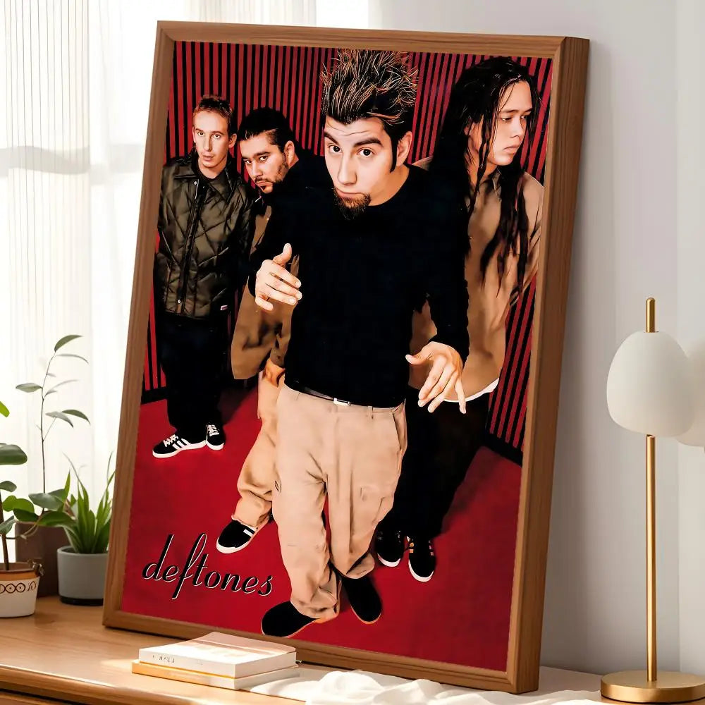 Deftones Poster Self-Stick HD PVC Waterproof Wall Art Decor