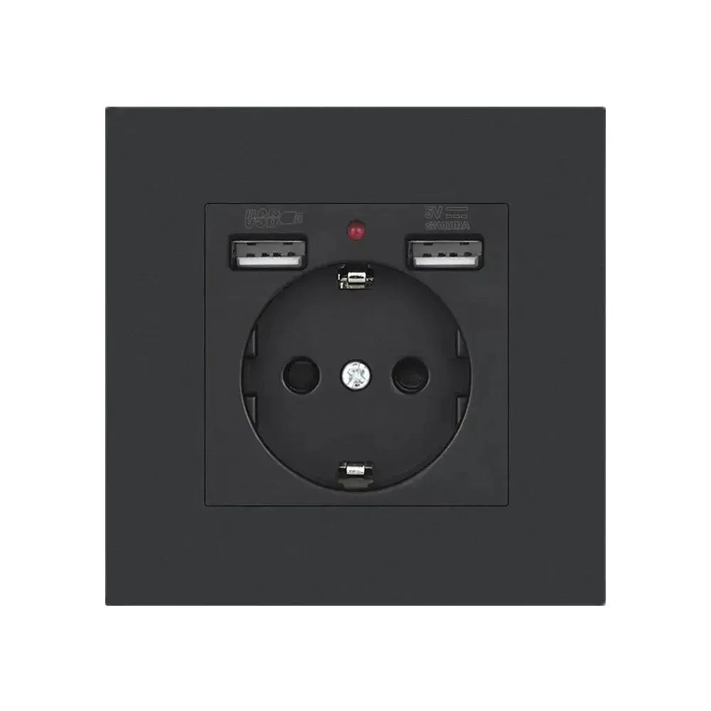 EU Wall Socket 20W USB-A & USB-C Fast Charging Dual Port