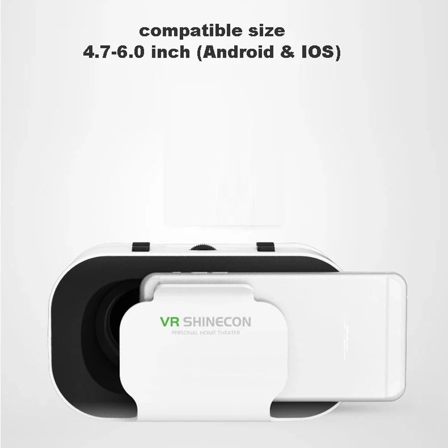 Shinecon VR Headset 3D Glasses for iOS & Android Phones