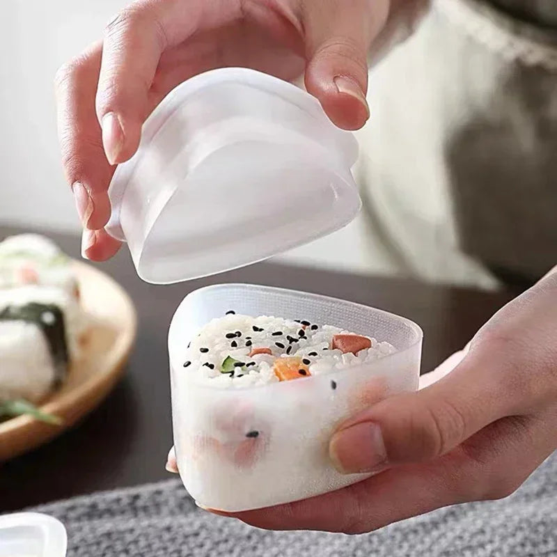 Onigiri Rice Ball Mould Set – Triangle & Shape Sushi Maker