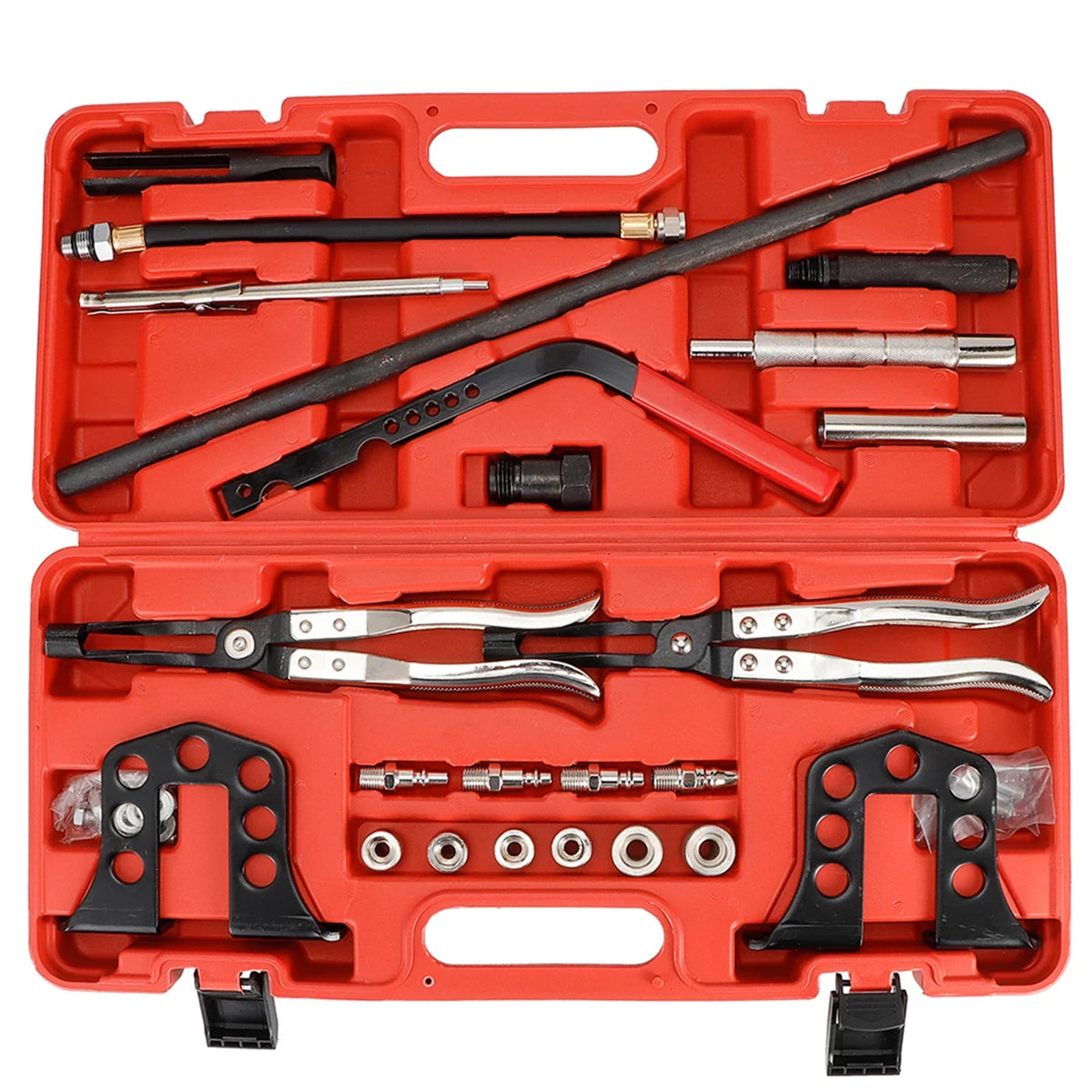 48pc Valve Spring Compressor & Cylinder Head Service Kit