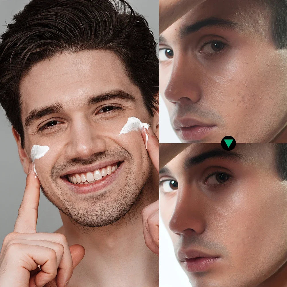 Lakerain Men's 6-Piece Skincare Set – SPF, Serum & Eye Cream
