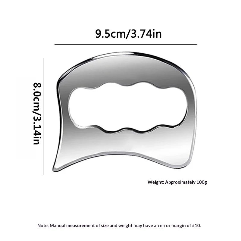 Stainless Steel Gua Sha Board | Sports & Fitness Massage Tool