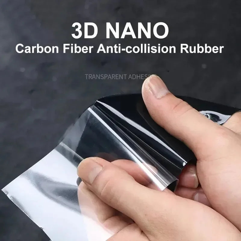 3D Carbon Fiber Car Protective Film | Matte Black Nano Sticker