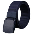 Unisex Nylon Tactical Belt – Non-Metal Buckle, Adjustable Fit