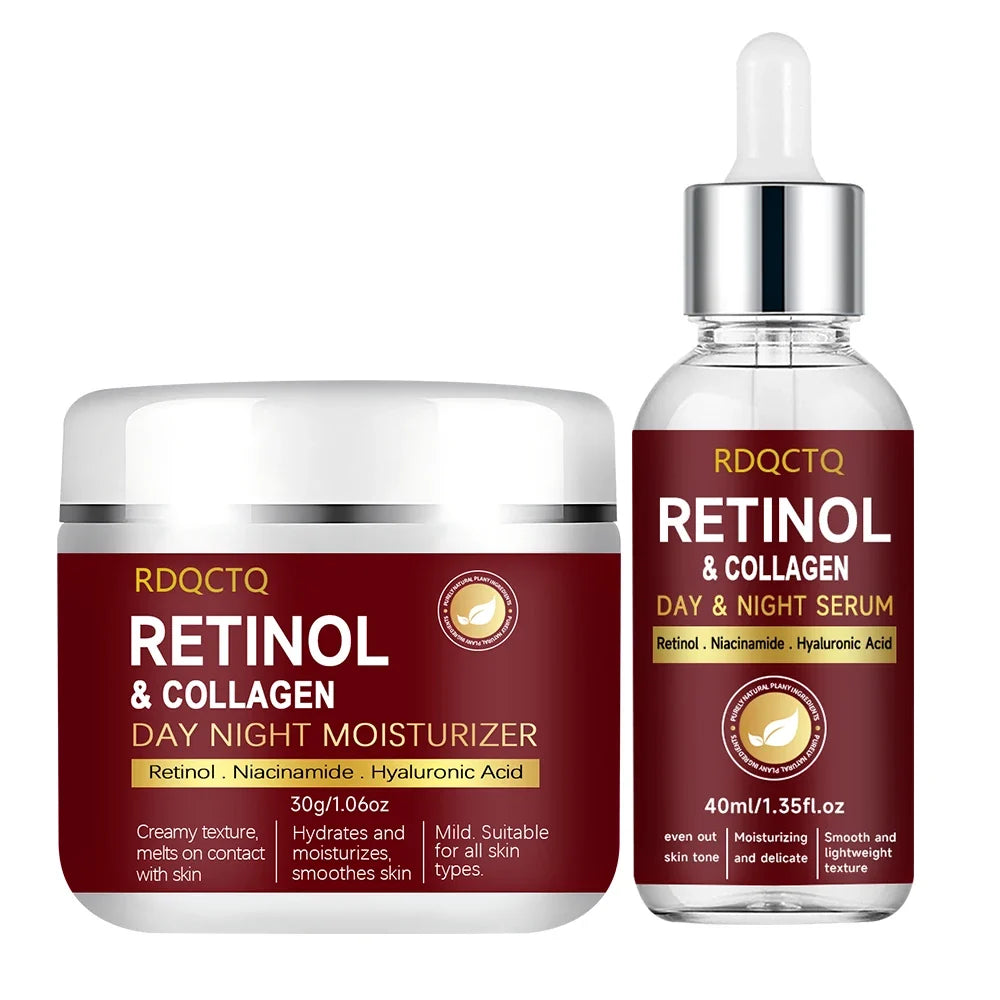 Retinol Collagen Essence & Cream 2-Pack | Niacinamide + HA