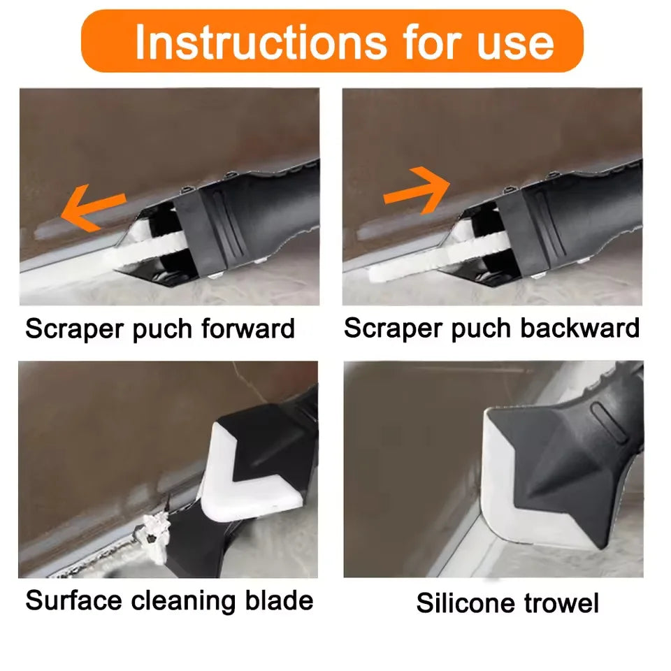5-in-1 Caulk Remover & Silicone Sealant Smoother Tool Set