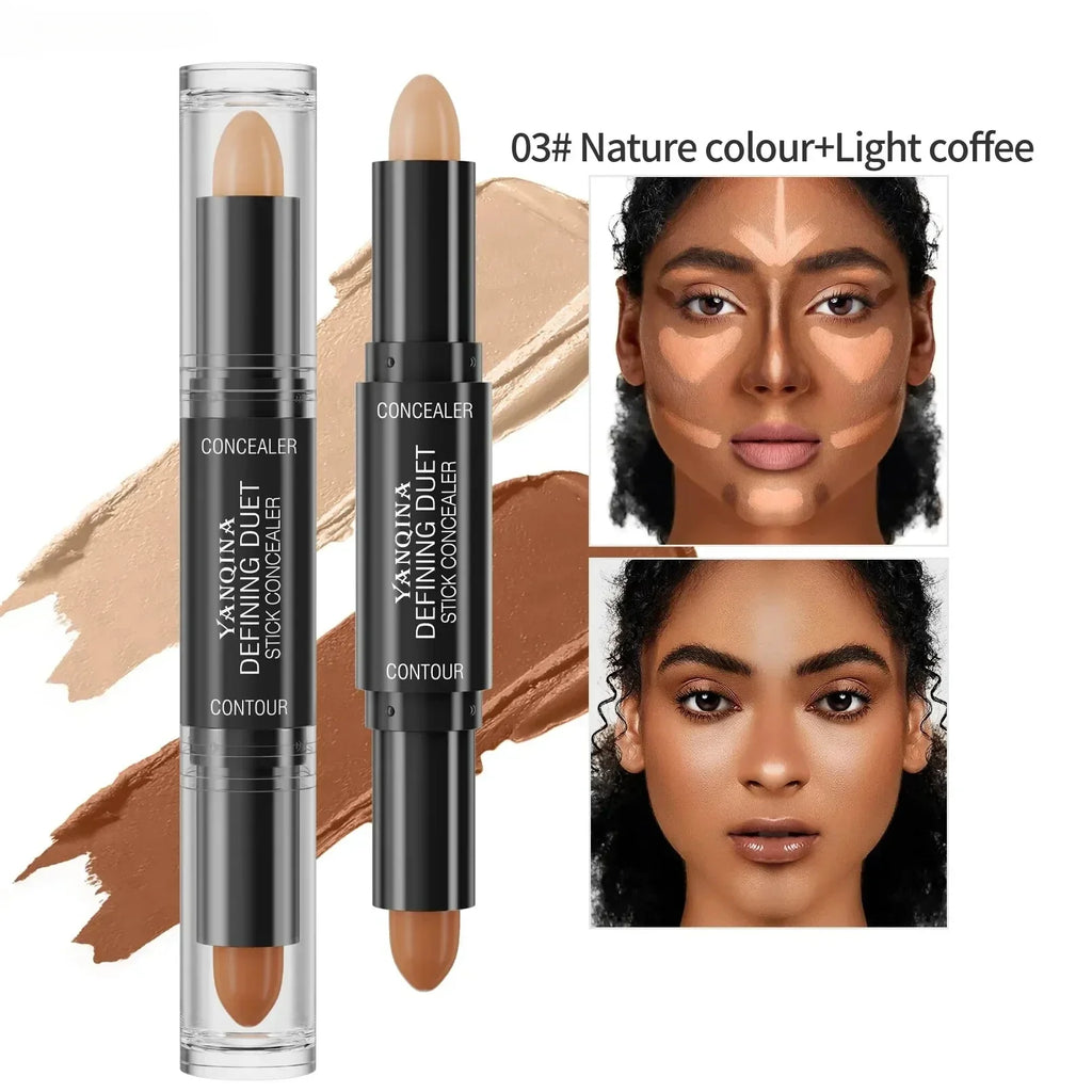 BIOAOUA Double-Head Contour & Concealer Stick | Long-Lasting