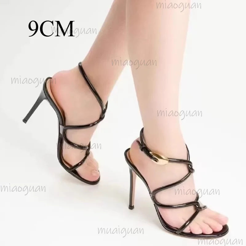 Women's Cross Strap High Heel Sandals | Party & Wedding