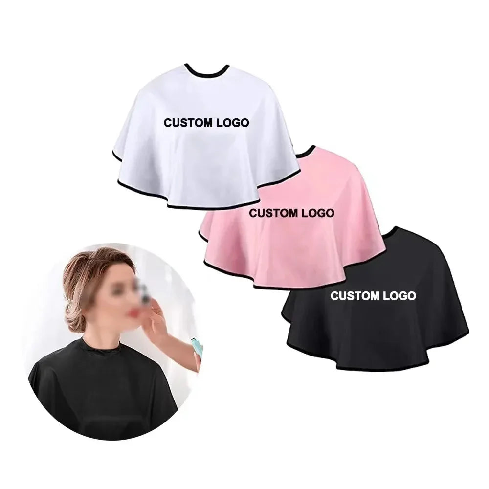 Waterproof Black Hairdressing Cape | Barber & Salon Hair Dye