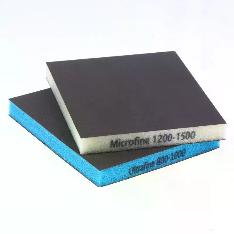 8-Pc Double-Sided Sponge Sanding Pads Assorted Grits 120–1500