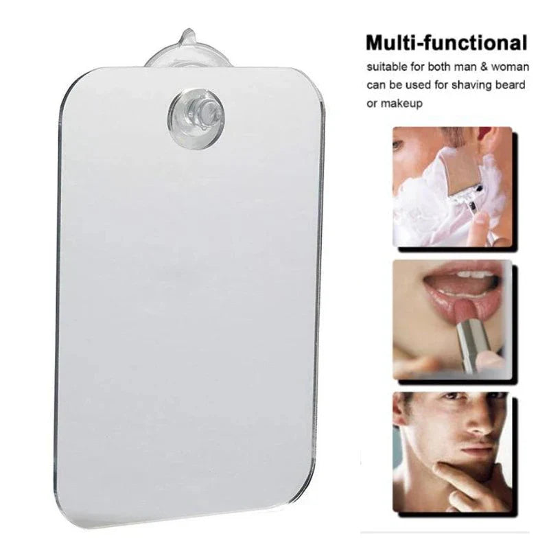 Fogless Shower Mirror – Anti-Fog Acrylic Shaving Mirror 6 Inch
