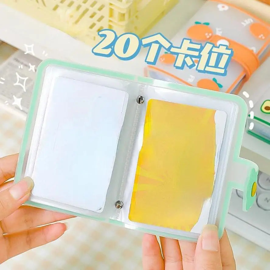 Mini Card Holder Album – Cute Portable ID & Photo Organizer