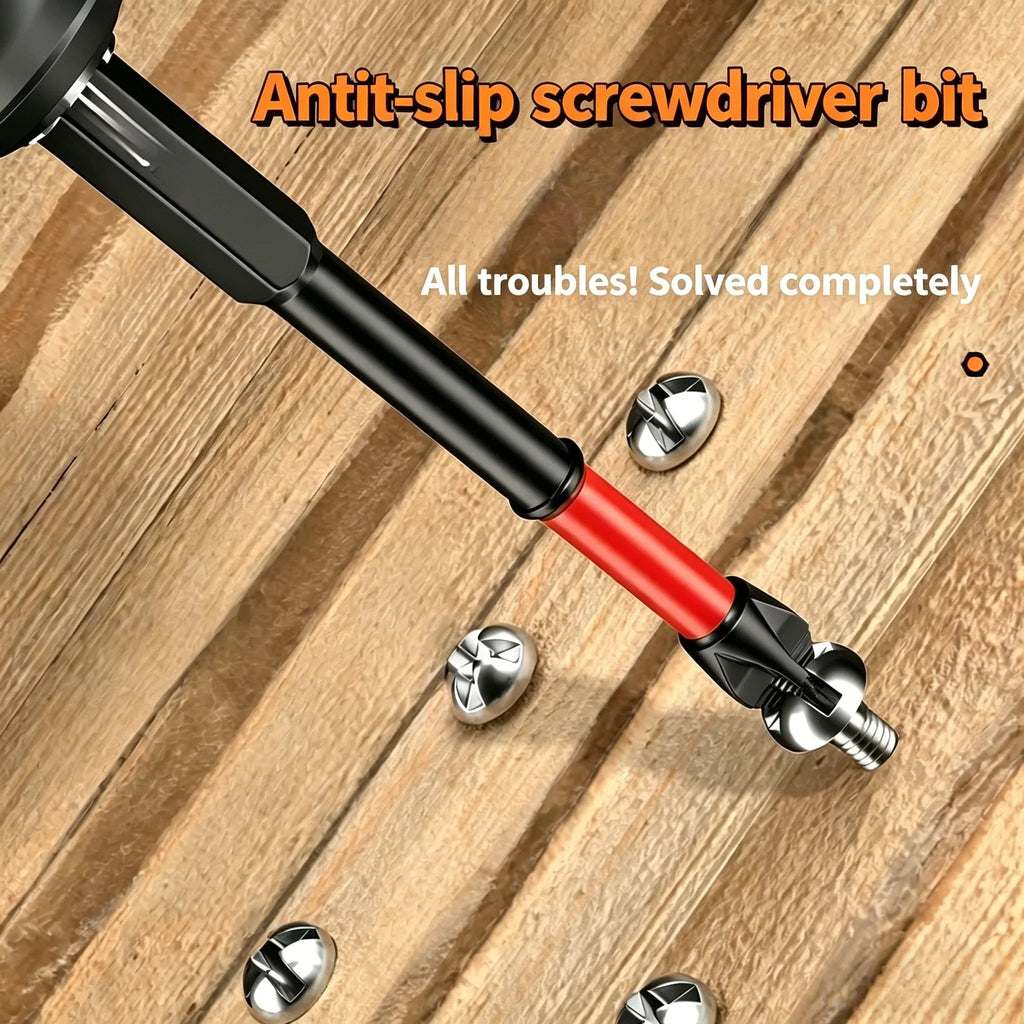 Magnetic Non-Slip Drill Bit Set | S2 Steel | 3, 6 & 12 Pc
