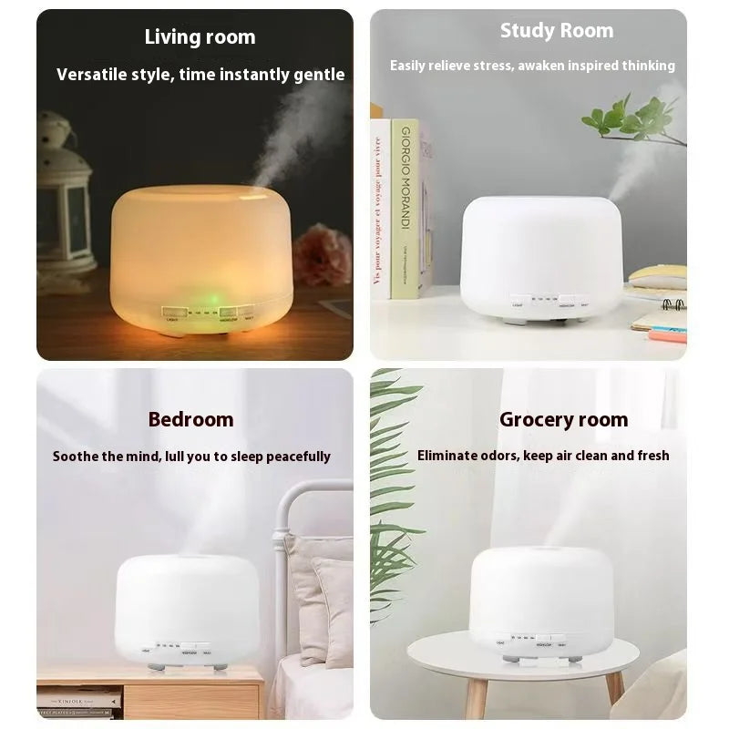 500ml Aroma Diffuser & Humidifier with Colorful Night Light