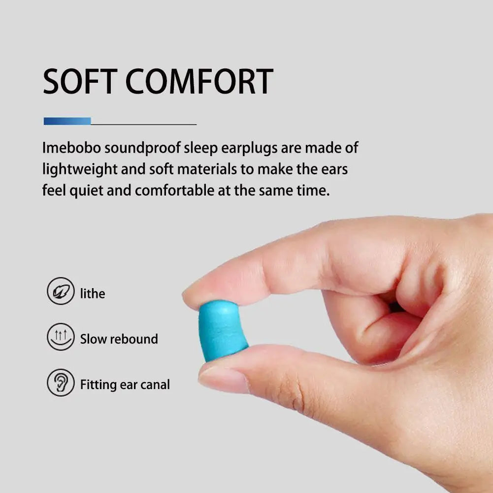 Sleeping Capsule Sponge Earplugs – Soundproof Noise Reduction