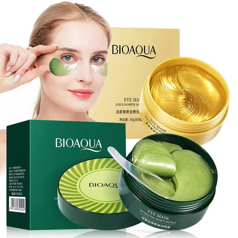 BIOAQUA Collagen Eye Mask 60pcs – Dark Circles & Firming Patches