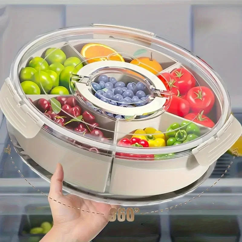 4 & 8 Grid Snack Box – Portable Charcuterie Board with Lid