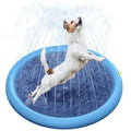 Inflatable Dog Sprinkler Splash Pad – Summer Water Play Mat