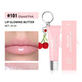 2-in-1 Keychain Lip Gloss | Moisturizing Butter Glowing Lipstick