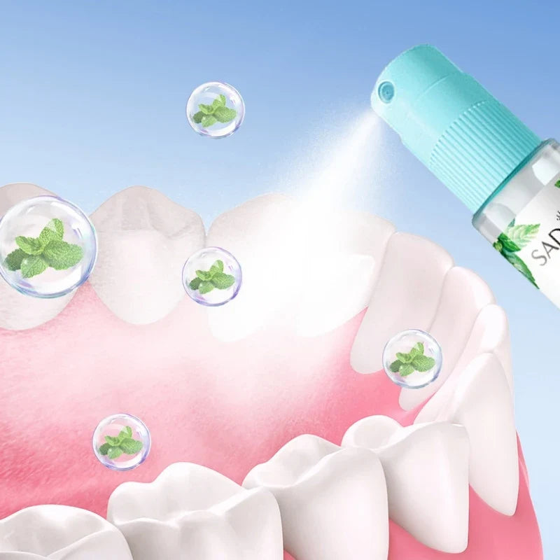 Mint & Peach Fresh Breath Mouth Spray – Oral Freshener