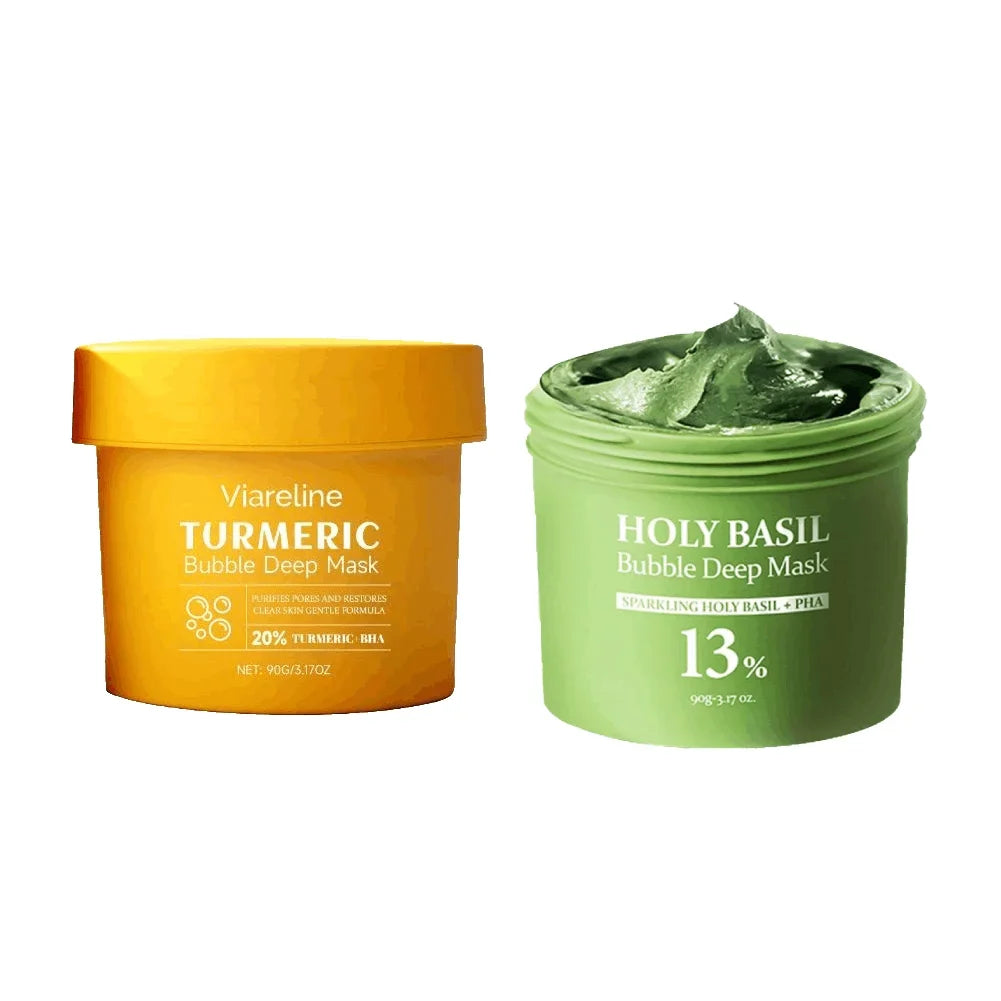 Turmeric Bubble Facial Mask – Blackhead & Pore Deep Cleanser