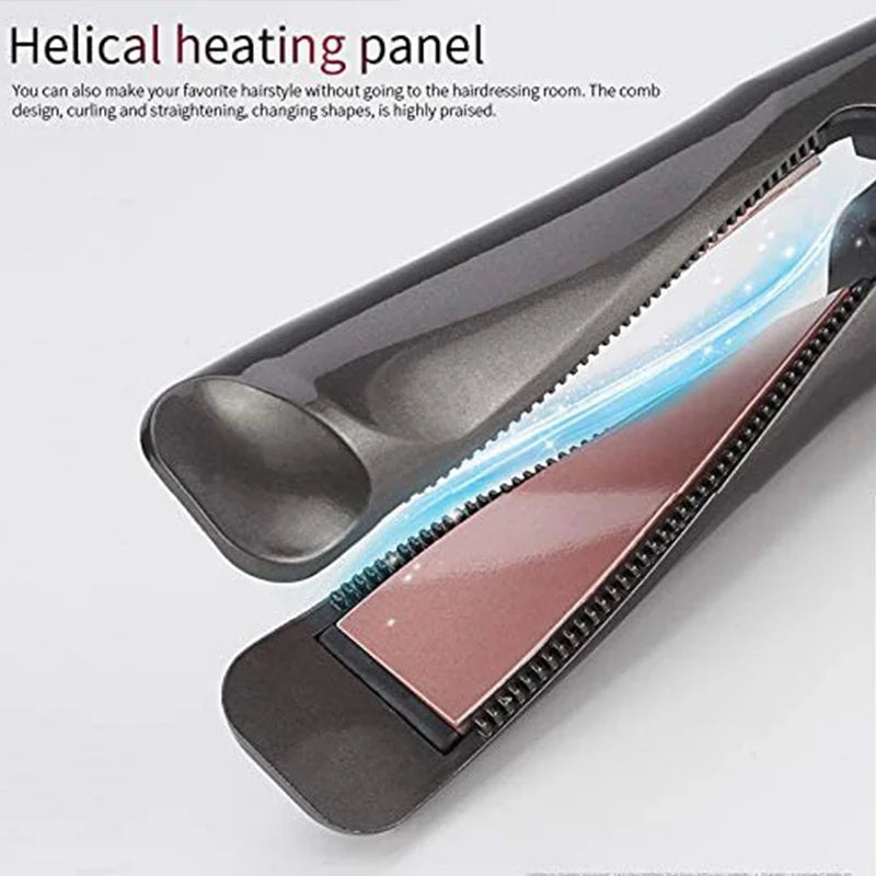 Triple Barrel Ceramic Ionic Hair Waver LCD Curling Iron