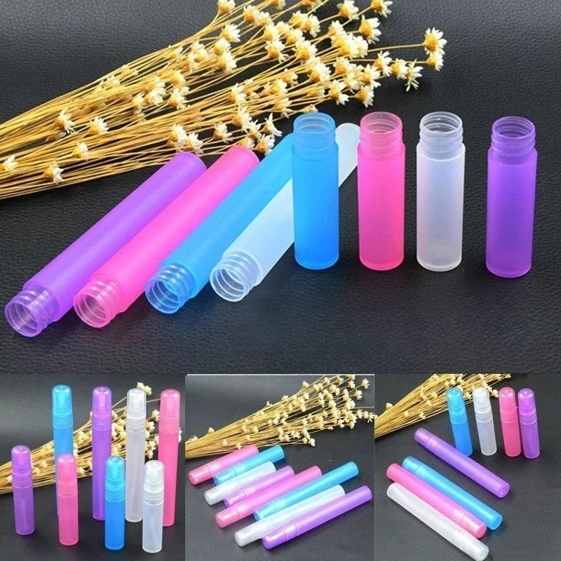 5-Pack Mini Refillable Spray Bottles 5ml & 10ml Travel Size