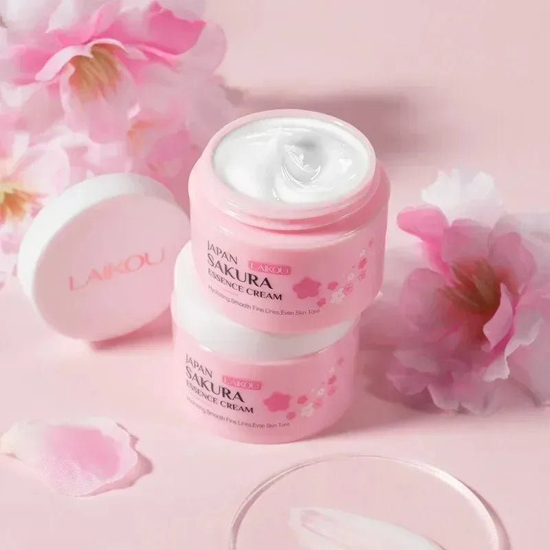 LAIKOU Japan Sakura Face Cream Smoothing Moisturizer Whitening