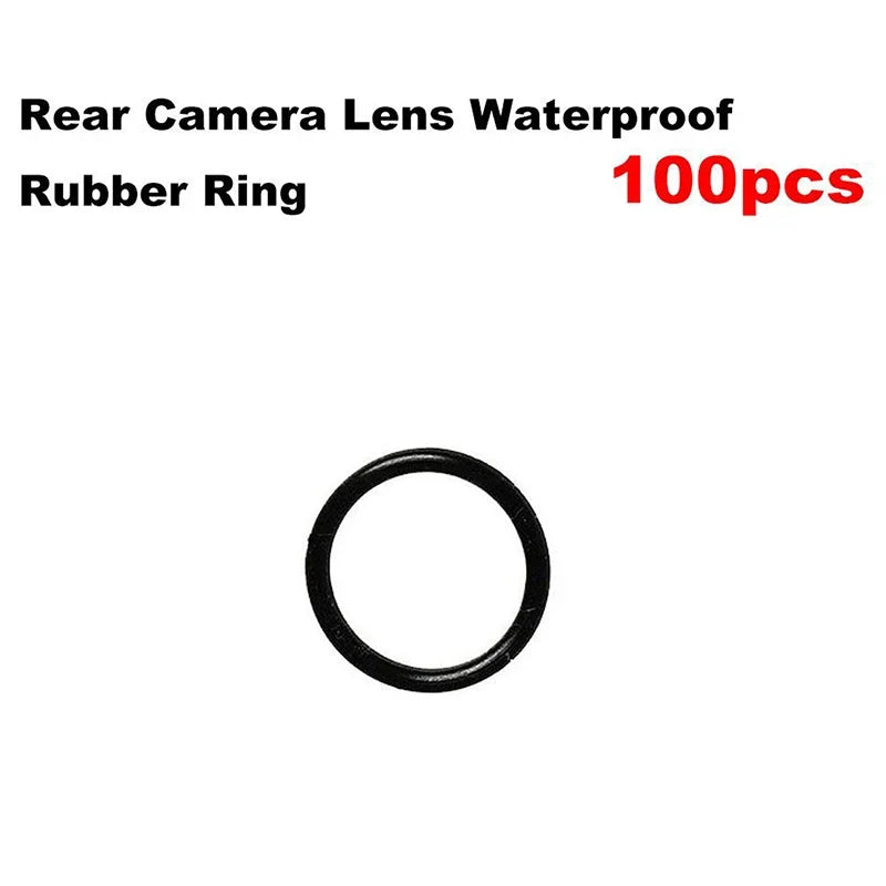 100Pcs Phone Camera Lens Silicone Waterproof Sealing Rings