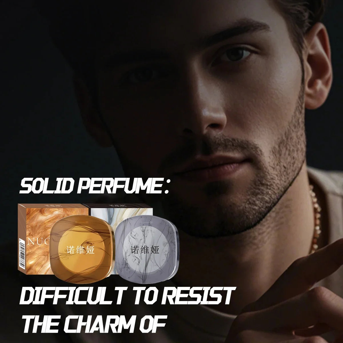 Men's Solid Fragrance Cream – Long-Lasting Fresh Scent