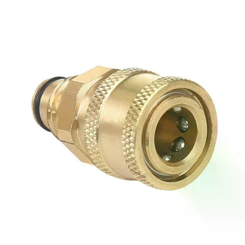 1/4 Inch Brass Pressure Washer Quick Connect Adapter Coupler