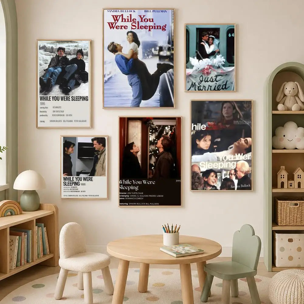 While You Were Sleeping Movie Poster – Self-Stick HD PVC Wall Art