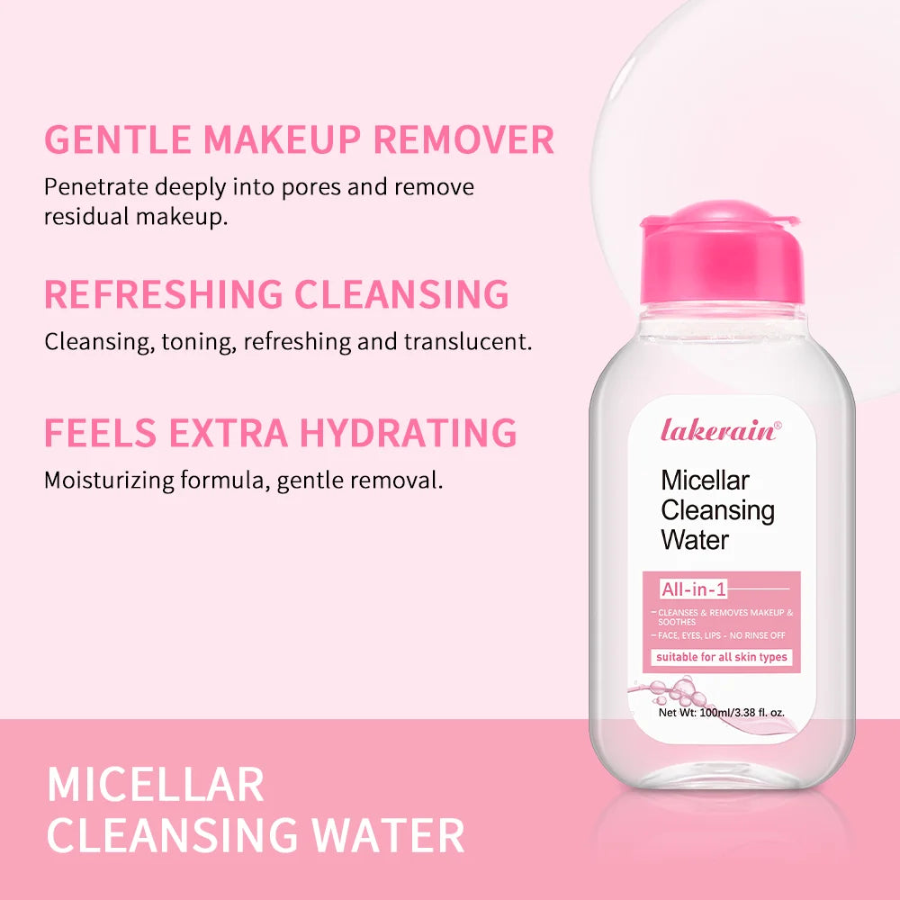 100ml Micellar Cleansing Water – Gentle Makeup Remover & Hydrator