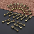 20Pcs 21mm Antique Bronze Metal Zipper Sliders | DIY Repair