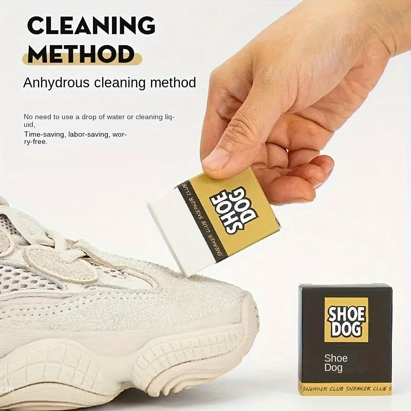 Rubber Shoe Cleaning Eraser for Suede & White Sneakers