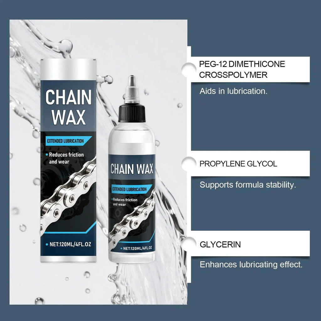 120ml Dry Wax Bike Chain Lube | Mountain & Road Bicycle