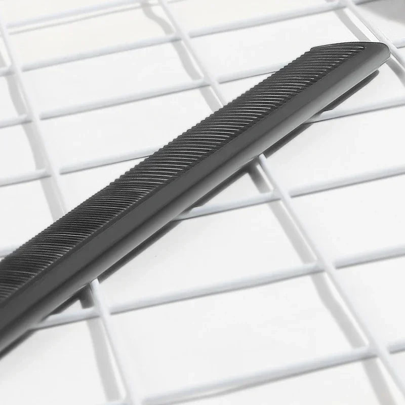5-Piece Carbon Fiber Salon Comb Set – Anti-Static & Heat Resistant