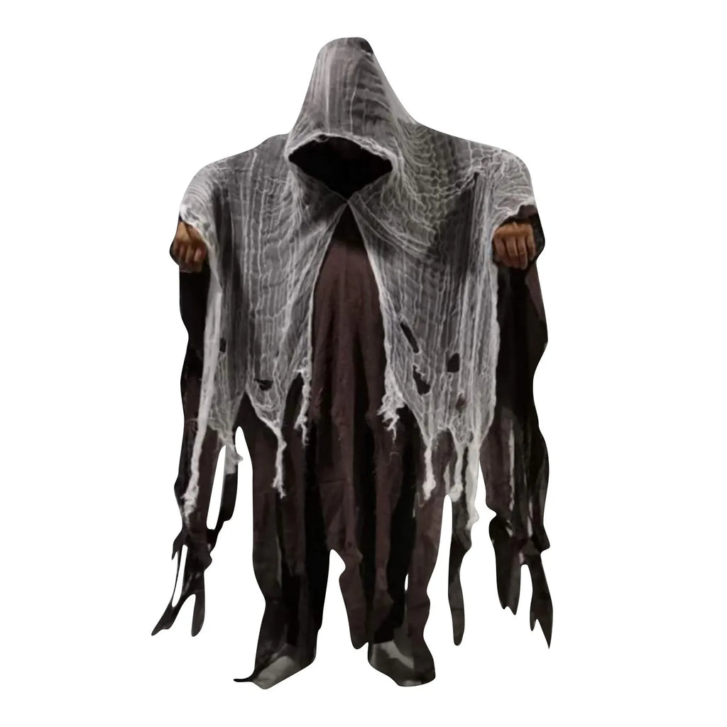 Halloween Gothic Hooded Cloak – Dementor Cosplay Cape Unisex