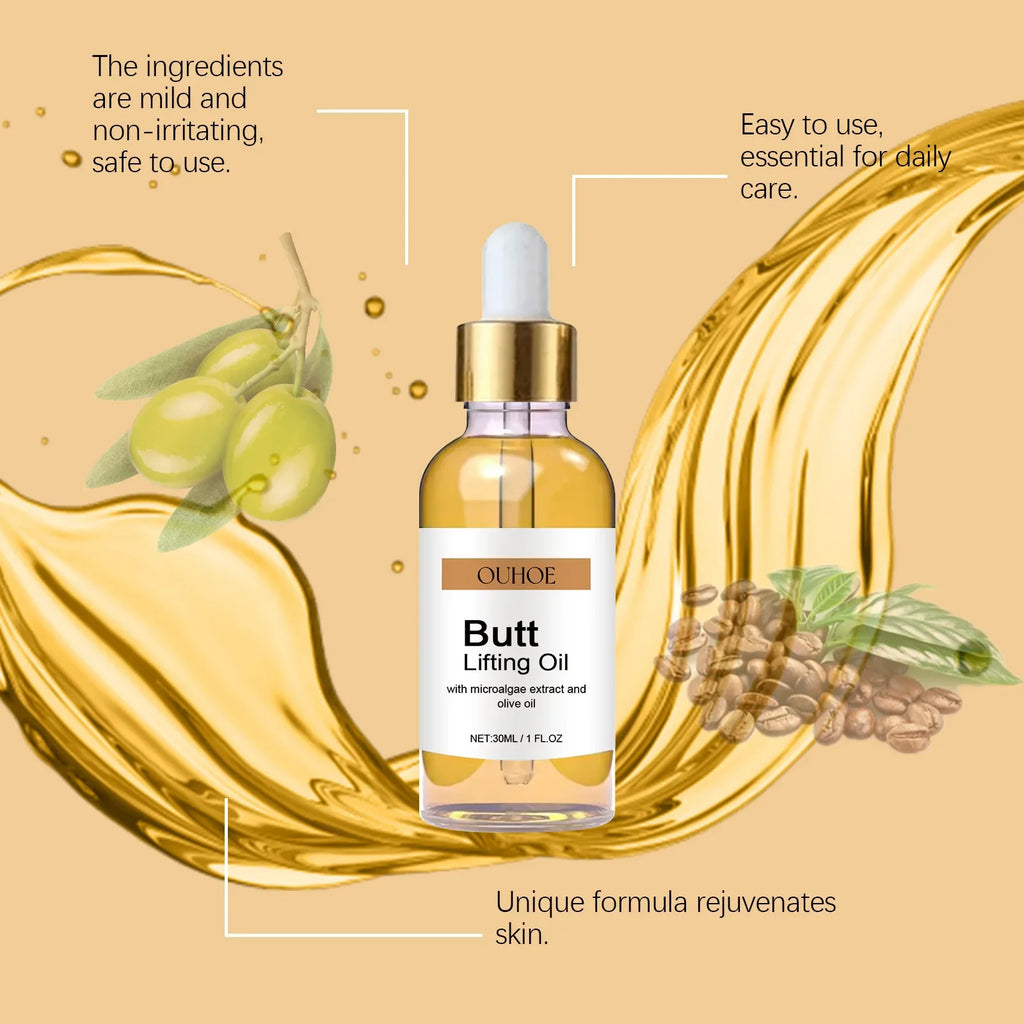 Hip Lifting Firming Body Oil – Natural Plant Massage Oil 30ml