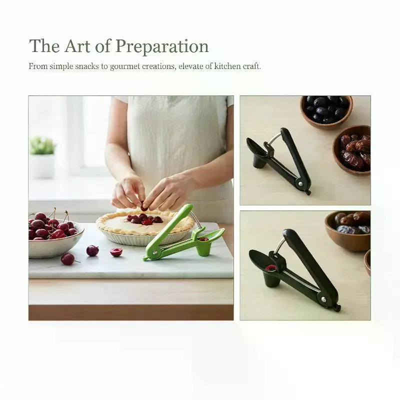 Cherry Pitter & Olive Corer | Stainless Steel Kitchen Tool