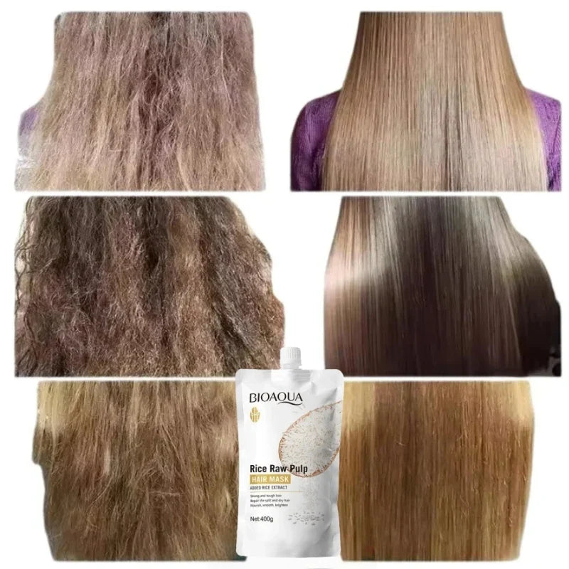 Rice Puree Hair Mask – Nourish, Repair & Smooth Hair
