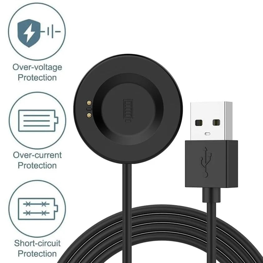 Magnetic Charging Cable for iTECH Fusion 2 & 3 Smartwatch 1m