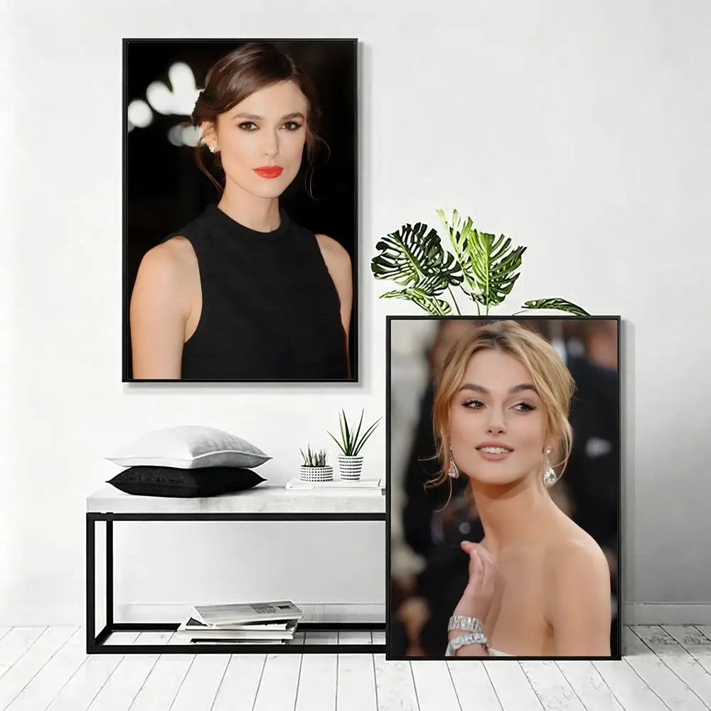 Keira Knightley HD Art Poster – Sticky Waterproof Wall Decor